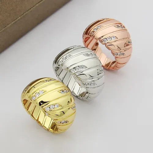 Replica Bvlgari Rings In Gold For Unisex #1424871 $25.00 USD for Wholesale