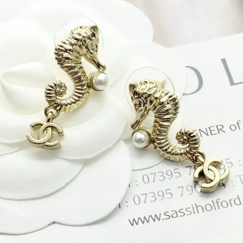 Replica Chanel Earrings For Women #1425005 $25.00 USD for Wholesale