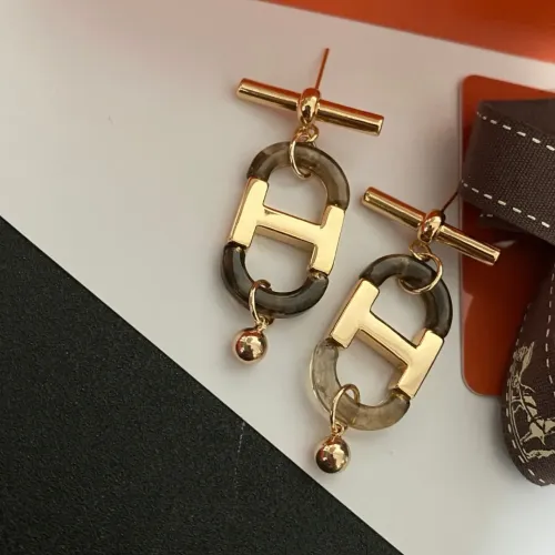 Replica Hermes Earrings For Women #1425012 $36.00 USD for Wholesale