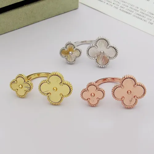 Replica Van Cleef & Arpels Rings In Rose Gold For Women #1425131 $25.00 USD for Wholesale