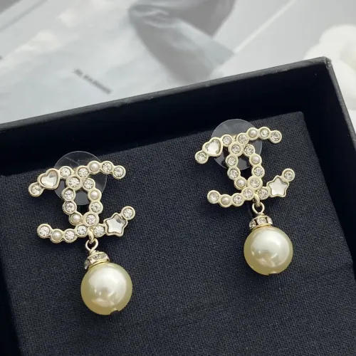 Replica Chanel Earrings For Women #1425158 $29.00 USD for Wholesale