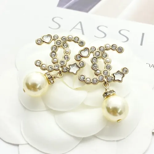 Replica Chanel Earrings For Women #1425158 $29.00 USD for Wholesale