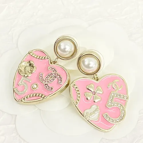 Replica Chanel Earrings For Women #1425159 $32.00 USD for Wholesale