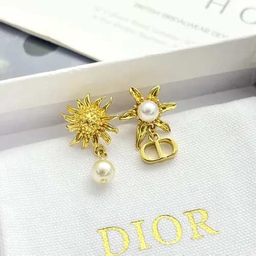 Replica Christian Dior Earrings For Women #1425222 $27.00 USD for Wholesale