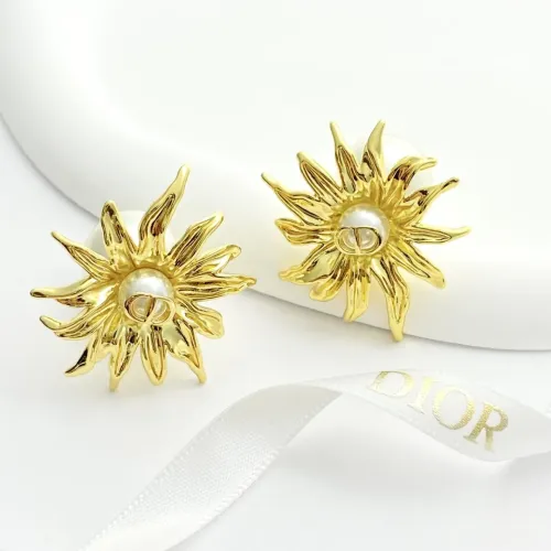 Replica Christian Dior Earrings For Women #1425235 $32.00 USD for Wholesale