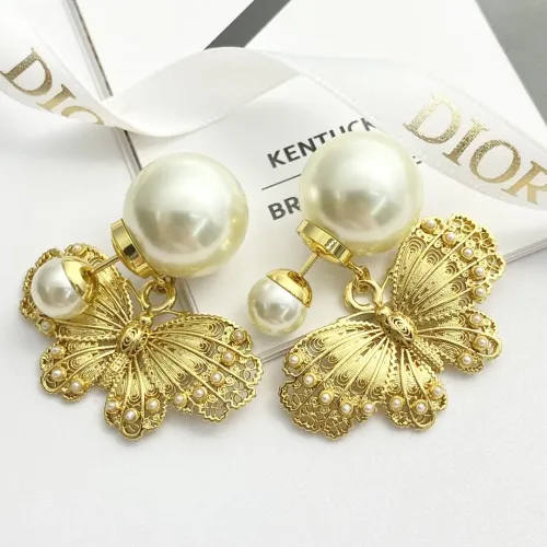 Replica Christian Dior Earrings For Women #1425237 $34.00 USD for Wholesale