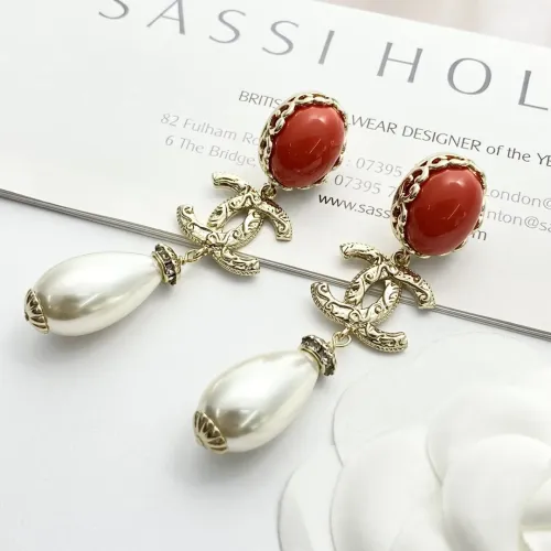 Replica Chanel Earrings For Women #1425390 $36.00 USD for Wholesale