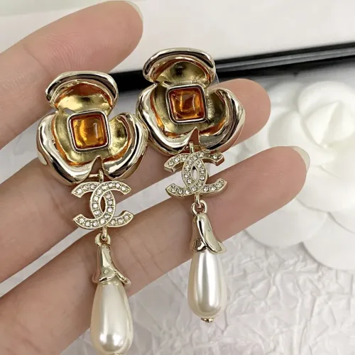 Replica Chanel Earrings For Women #1425399 $36.00 USD for Wholesale