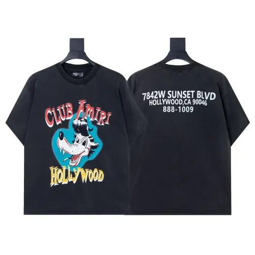 Amiri T-Shirts Short Sleeved For Unisex #1425429 $32.00 USD, Wholesale Replica Amiri T-Shirts