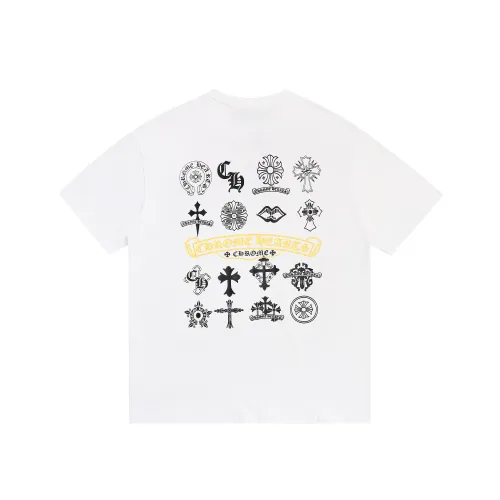 Chrome Hearts T-Shirts Short Sleeved For Unisex #1425451 $36.00 USD, Wholesale Replica Chrome Hearts T-Shirts