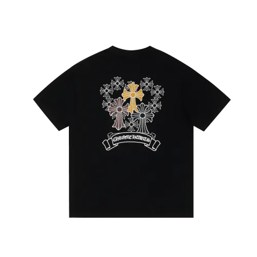 Chrome Hearts T-Shirts Short Sleeved For Unisex #1425461 $38.00 USD, Wholesale Replica Chrome Hearts T-Shirts