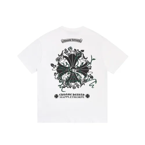 Chrome Hearts T-Shirts Short Sleeved For Unisex #1425462 $38.00 USD, Wholesale Replica Chrome Hearts T-Shirts