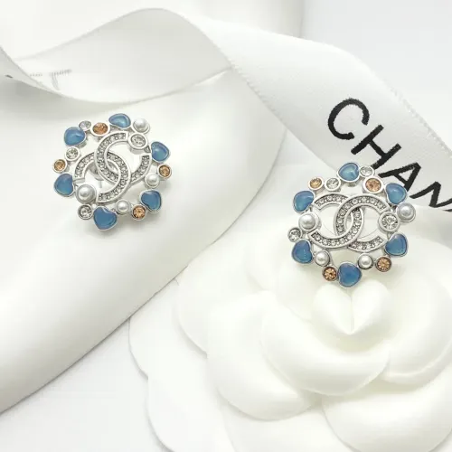 Replica Chanel Earrings For Women #1425555 $29.00 USD for Wholesale