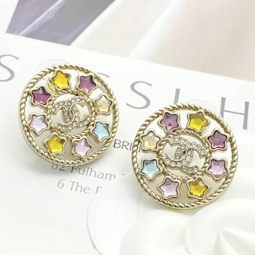 Replica Chanel Earrings For Women #1425556 $29.00 USD for Wholesale