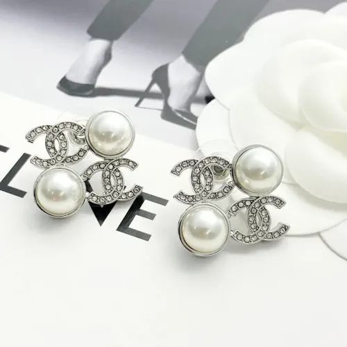 Replica Chanel Earrings For Women #1425582 $29.00 USD for Wholesale