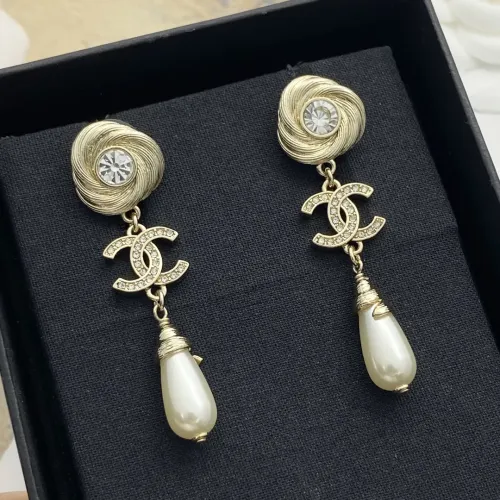 Replica Chanel Earrings For Women #1425584 $34.00 USD for Wholesale