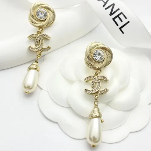 Replica Chanel Earrings For Women #1425584 $34.00 USD for Wholesale