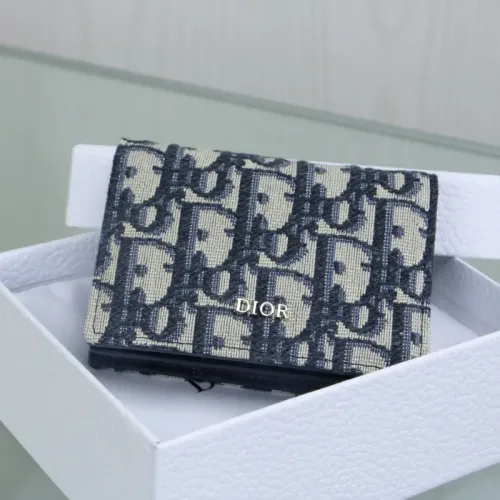 Replica Christian Dior AAA Man Card Holders #1425671 $64.00 USD for Wholesale