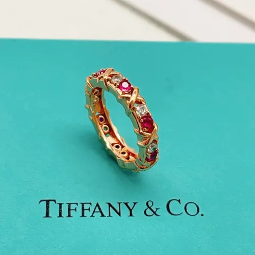 Replica Tiffany Rings In Rose Gold For Women #1425678 $27.00 USD for Wholesale