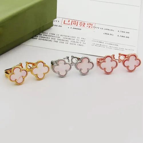 Replica Van Cleef & Arpels Earrings For Women #1425688 $25.00 USD for Wholesale
