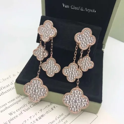 Van Cleef &amp; Arpels Earrings For Women #1425693 $38.00 USD, Wholesale Replica Van Cleef &amp; Arpels Earrings