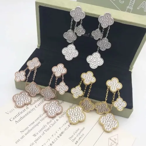 Replica Van Cleef & Arpels Earrings For Women #1425694 $38.00 USD for Wholesale