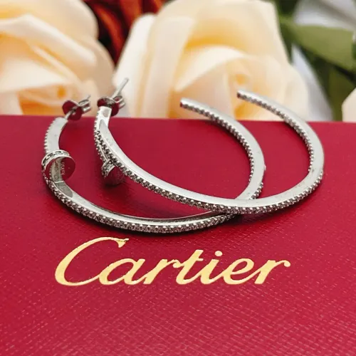 Replica Cartier Earrings For Women #1425723 $34.00 USD for Wholesale