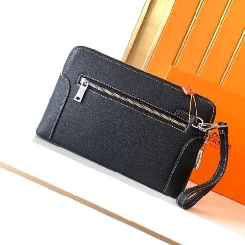 Replica Hermes AAA Man Pouches #1425734 $72.00 USD for Wholesale