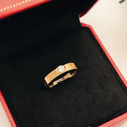 Replica Cartier Rings In Rose Gold #1425765 $27.00 USD for Wholesale