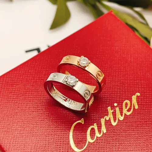 Replica Cartier Rings In Rose Gold #1425765 $27.00 USD for Wholesale