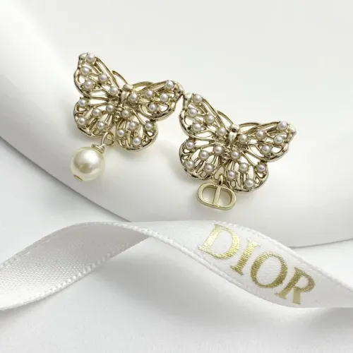 Replica Christian Dior Earrings For Women #1425786 $27.00 USD for Wholesale