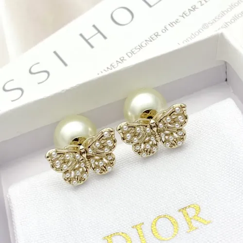 Replica Christian Dior Earrings For Women #1425800 $29.00 USD for Wholesale