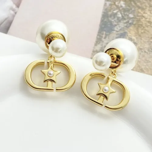 Replica Christian Dior Earrings For Women #1425801 $29.00 USD for Wholesale
