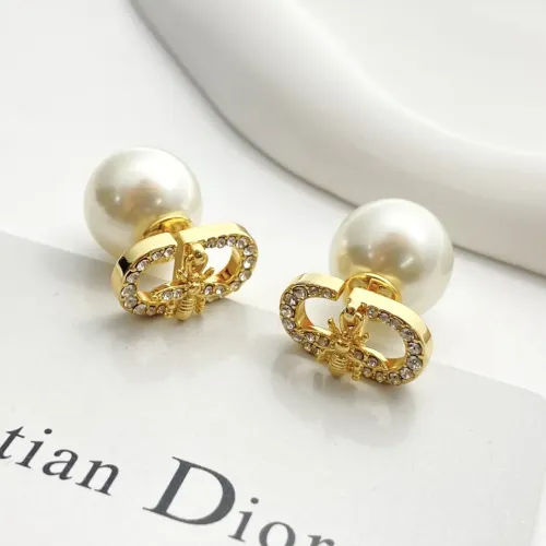 Replica Christian Dior Earrings For Women #1425809 $32.00 USD for Wholesale