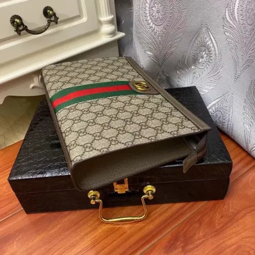 Replica Gucci AAA Man Pouches #1425839 $64.00 USD for Wholesale