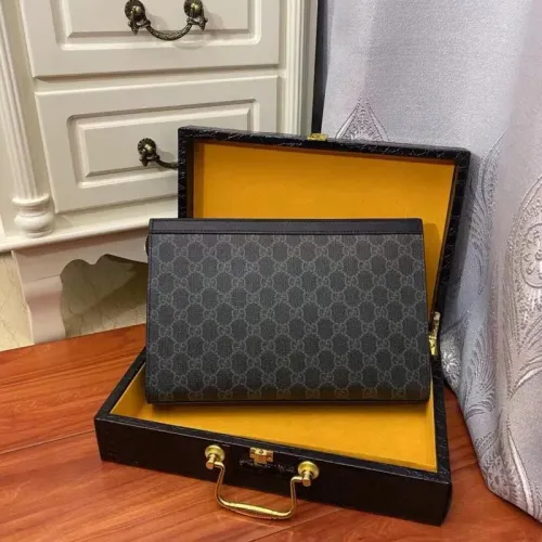 Replica Gucci AAA Man Pouches #1425840 $64.00 USD for Wholesale