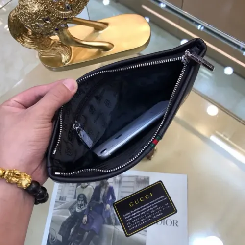 Replica Gucci AAA Man Pouches #1425841 $64.00 USD for Wholesale