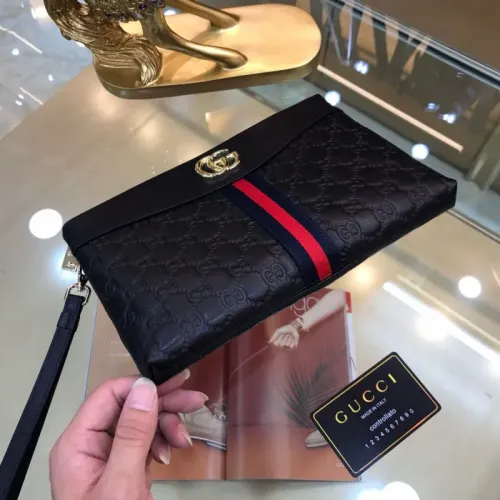 Replica Gucci AAA Man Pouches #1425847 $64.00 USD for Wholesale