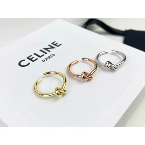 Replica Celine Rings In Gold #1425854 $22.00 USD for Wholesale