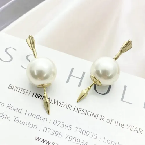 Replica Christian Dior Earrings For Women #1425861 $29.00 USD for Wholesale