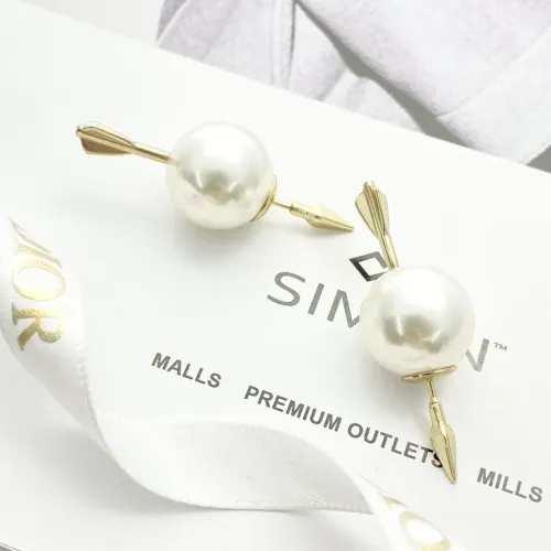 Replica Christian Dior Earrings For Women #1425861 $29.00 USD for Wholesale