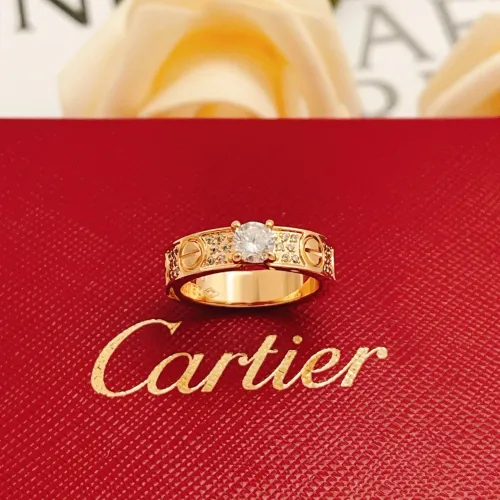 Replica Cartier Rings In Rose Gold #1425865 $34.00 USD for Wholesale