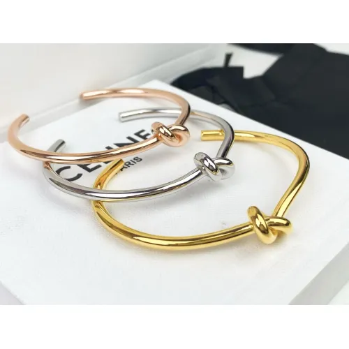 Replica Celine Bracelets In Gold #1425875 $25.00 USD for Wholesale