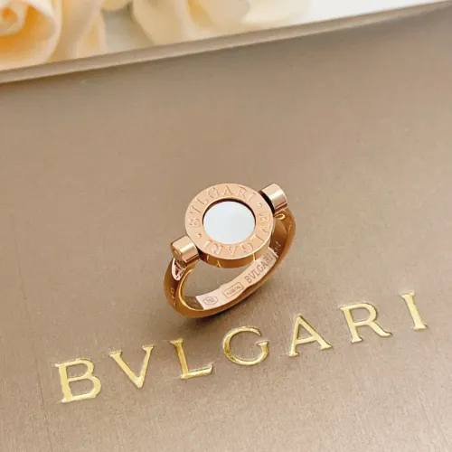 Replica Bvlgari Rings In Rose Gold For Women #1425879 $29.00 USD for Wholesale
