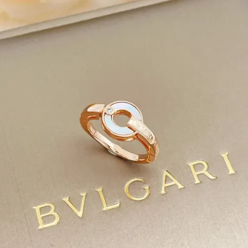 Bvlgari Rings In Rose Gold For Women #1425881 $29.00 USD, Wholesale Replica Bvlgari Rings
