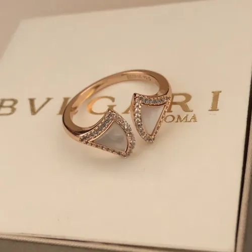 Bvlgari Rings In Rose Gold For Women #1425914 $29.00 USD, Wholesale Replica Bvlgari Rings
