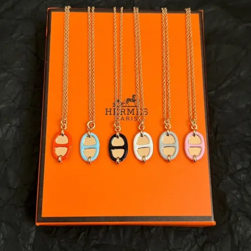 Replica Hermes Necklaces #1425926 $45.00 USD for Wholesale