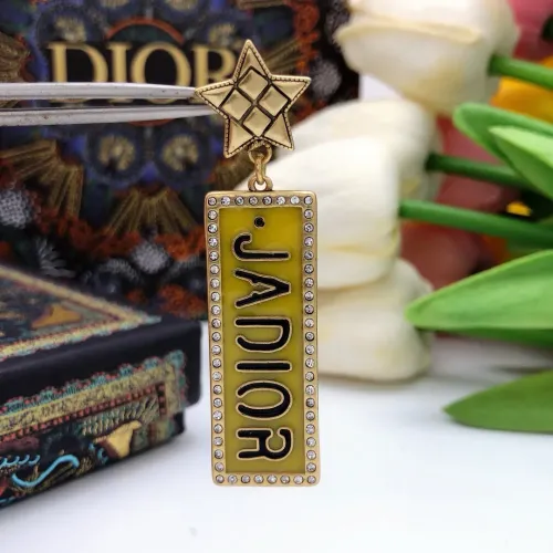 Replica Christian Dior Earrings For Women #1426093 $25.00 USD for Wholesale