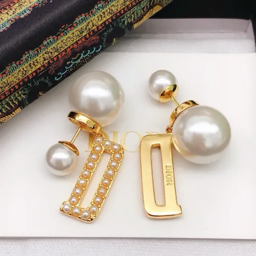Replica Christian Dior Earrings For Women #1426096 $25.00 USD for Wholesale