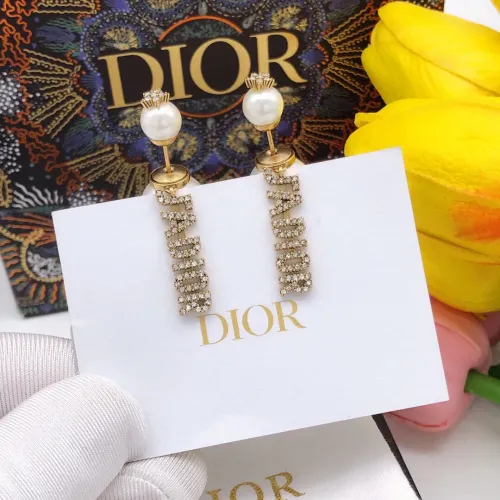 Replica Christian Dior Earrings For Women #1426110 $25.00 USD for Wholesale